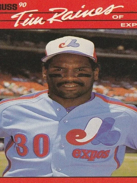 Tim Raines Baseball Card Collection - Picture 2 of 4